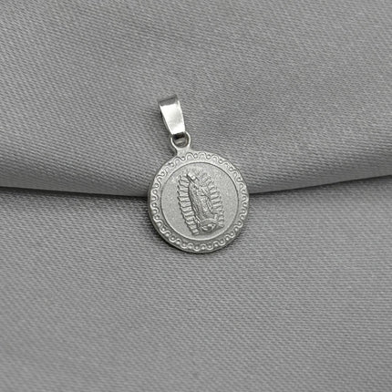 #D682 - Dije Medalla Virgen de Guadalupe Plata - B12/1.6