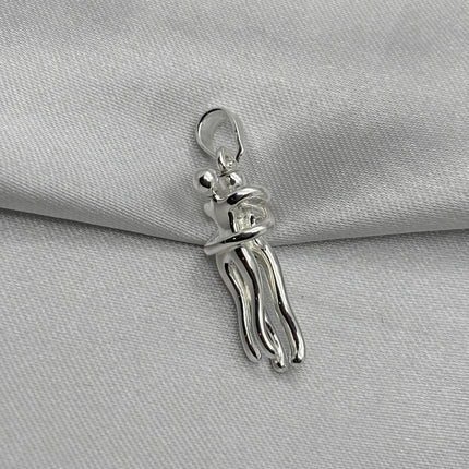 #D678 - Dije Conjunto El & Ella Abrazo Plata - B18/3.8