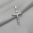 #D683 - Dije Cruz Diamantada Plata - B12/1.7