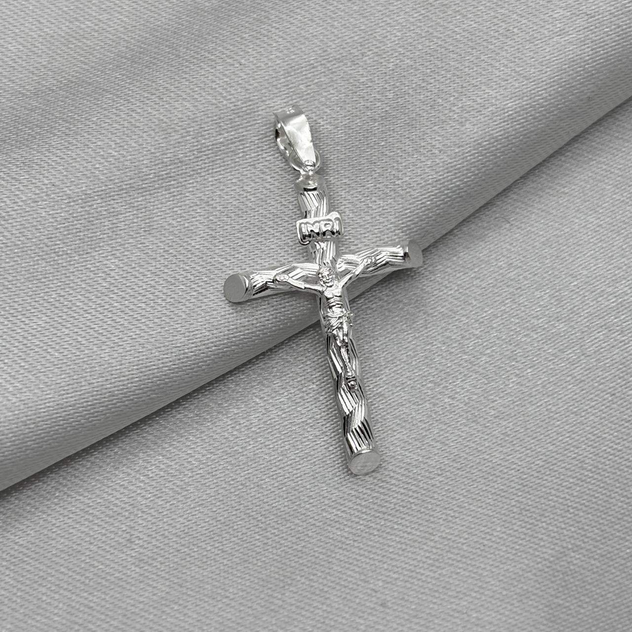 #D683 - Dije Cruz Diamantada Plata - B12/1.7