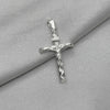 #D683 - Dije Cruz Diamantada Plata - B12/1.7