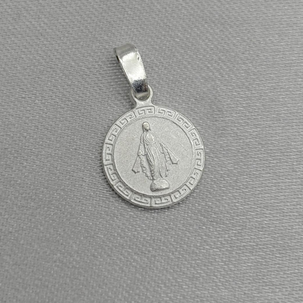 #D685 - Dije Medalla De La Milagrosa Plata - B12/1.5