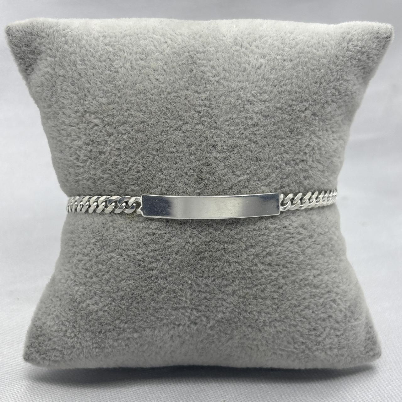 #ESC279 - Esclava Cubana Plata - 100 - 4 mm - A07/5.6