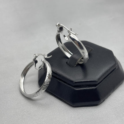 #ARR173 - Arracada Diamantada Plata - A08/5.2