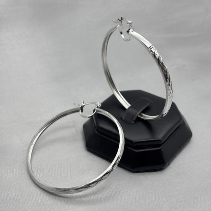 #ARR172 - Arracada Diamantada Plata - A08/5.5