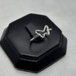 #AD471 - Anillo Silueta Mariposa Plata - C11/1.0