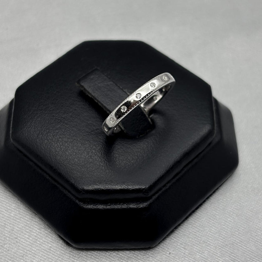 #AD473 - Anillo Con Piedra Zirconia Plata - C09/2.0