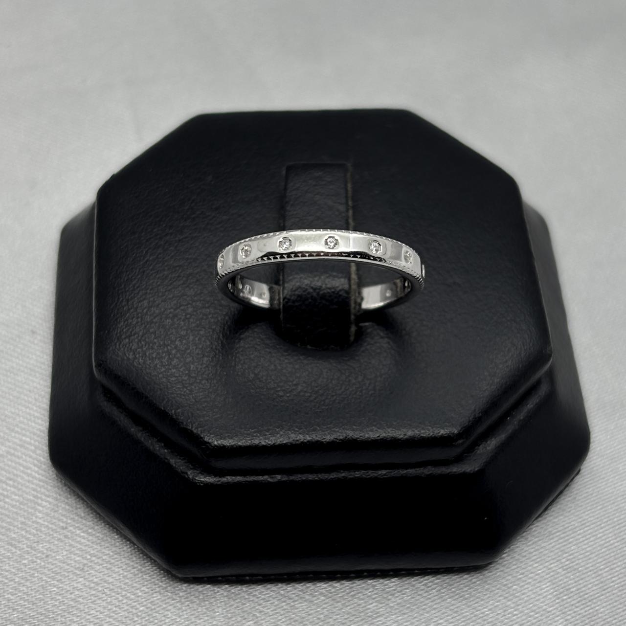 #AD473 - Anillo Con Piedra Zirconia Plata - C09/2.0