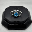 #AD479 - Anillo Corazón Colgante Con Zirconia Plata - A09/1.4