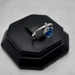 #AD479 - Anillo Corazón Colgante Con Zirconia Plata - A09/1.4