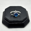 #AD479 - Anillo Corazón Colgante Con Zirconia Plata - A09/1.4