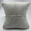 #PA507 - Pulsera Corazones Plata - A09/1.8