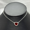 #G275 - Gargantilla Corazon Con Zirconia Plata - A20/3.0
