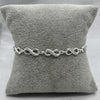 #PA508 - Pulsera Infinitos Con Zirconia Plata - A12/6.5