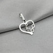 #D689 - Dije Corazón Infinito Zirconia Colgante Plata - A17/0.6