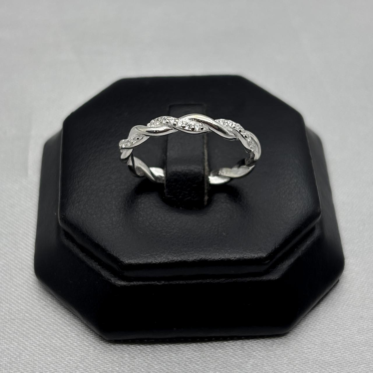 #AD487 - Anillo Enrolladlo Con Zirconia Plata - C09/2.1