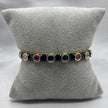 #PAL179 - Pulsera Rígida Esmaltada de Colores Oro Laminado 18K/LA070