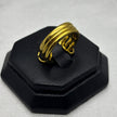 #AOL170 - Anillo Triple Argolla Lisa Oro Laminado 18K/LA020