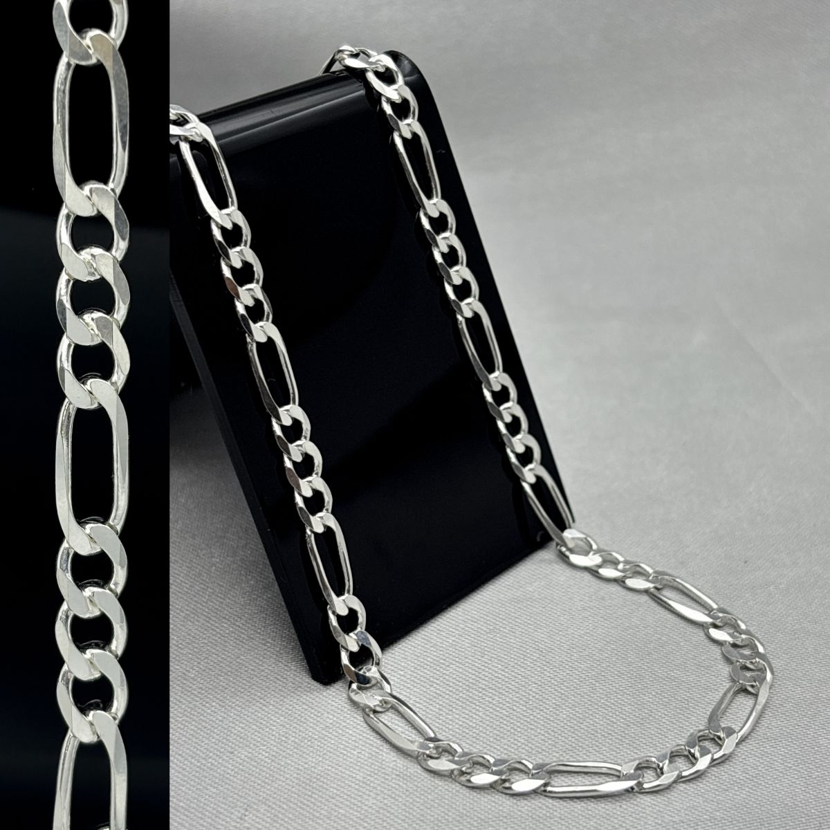 #CAD293 - Cadena Cartier Plata - 5 mm - 100 - A07/18.8