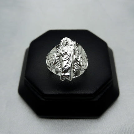 #AC168 - Anillo San Judas Tadeo Plata - A08/3.8