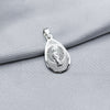 #D706 - Dije Forma De Gota San Judas Tadeo Plata - A09/1.2