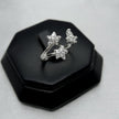 #AD483 - Anillo Ajustable Flores Plata - A09/2.3