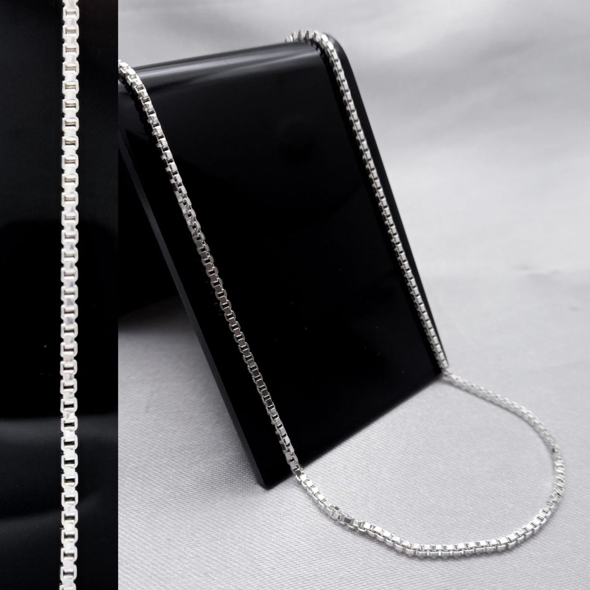 #CAD298 - Cadena Italiana Veneciana Plata - 1.5 mm - B06/6.4