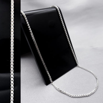 #CAD298 - Cadena Italiana Veneciana Plata - 1.5 mm - B06/6.4