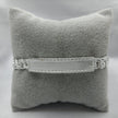 #ESC292 - Esclava Con Grecas Tejido Chino Plata - 8 mm - A08/27.22