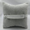 #ESC292 - Esclava Con Grecas Tejido Chino Plata - 8 mm - A08/27.22
