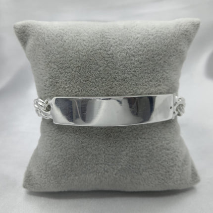 #ESC288 - Esclava Tejido Chino Plata - 9 mm - A09/45.6