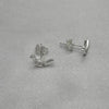 #BR346 - Broquel Pajarito Con Zirconia Plata - B17/1.0
