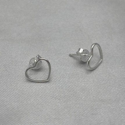 #BR341 - Broquel Silueta Corazón Plata - B17/0.9