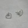 #BR341 - Broquel Silueta Corazón Plata - B17/0.9