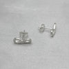 #BR344 - Broquel Infinito Con Zirconia Plata - B17/1.3