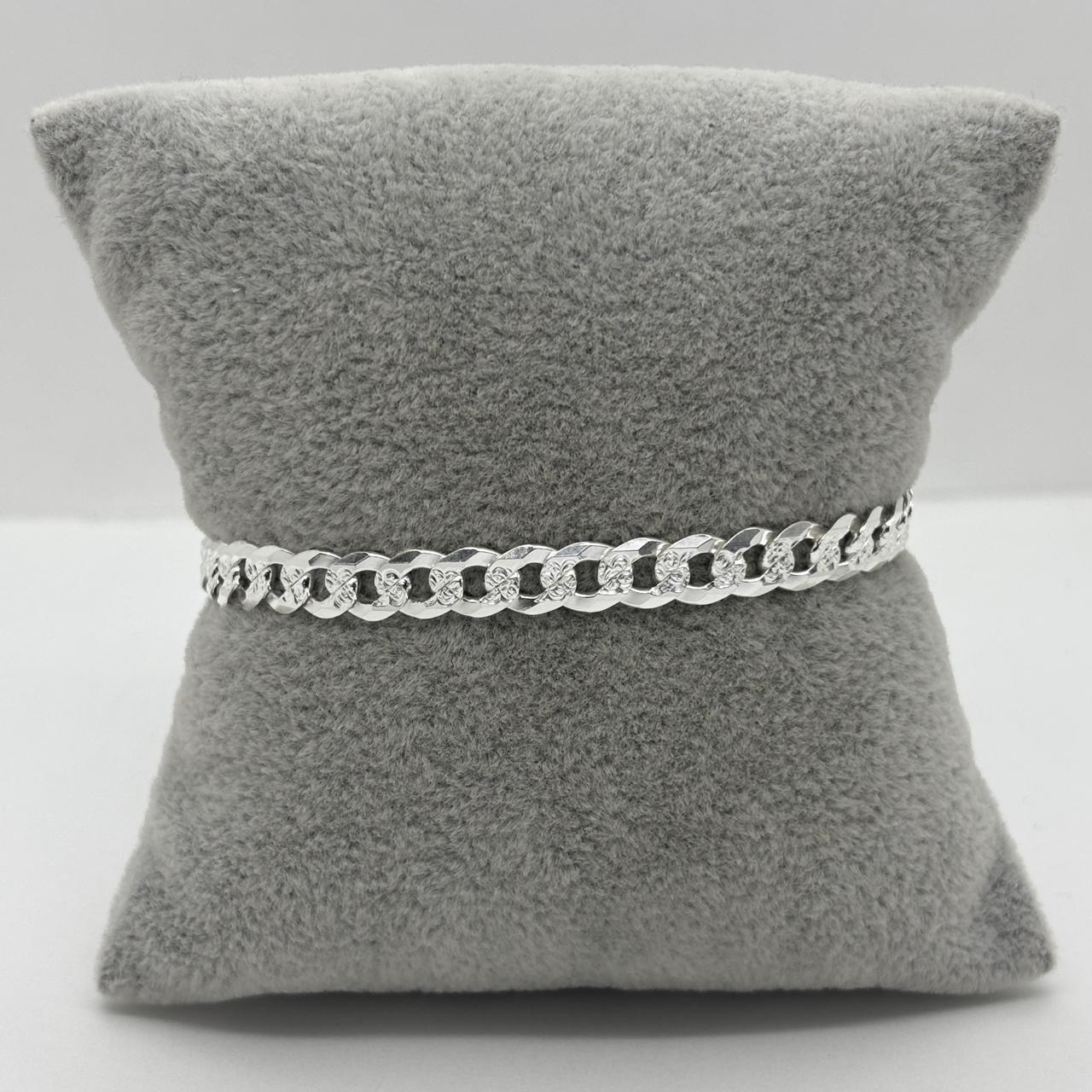 #PO160 - Pulso Cubano Diamantado - 5 mm - A07/9.3