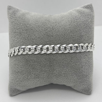 #PO157 - Pulso Cubano Diamantado - 8 mm - A07/14.2