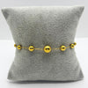 #PAL184 - Pulsera De Bolitas De Oro Laminado 18k - LB025/