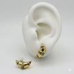 #BOL128 - Broquel De Luna/Croissant Oro Laminado 18k - LB030/