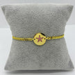 #PAL206 - Pulsera De Círculo y Estrella De Oro Laminado 18k - LB040/