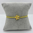 #PAL207 - Pulsera De Estrella Y Bolitas Oro Laminado 18k - LB040/
