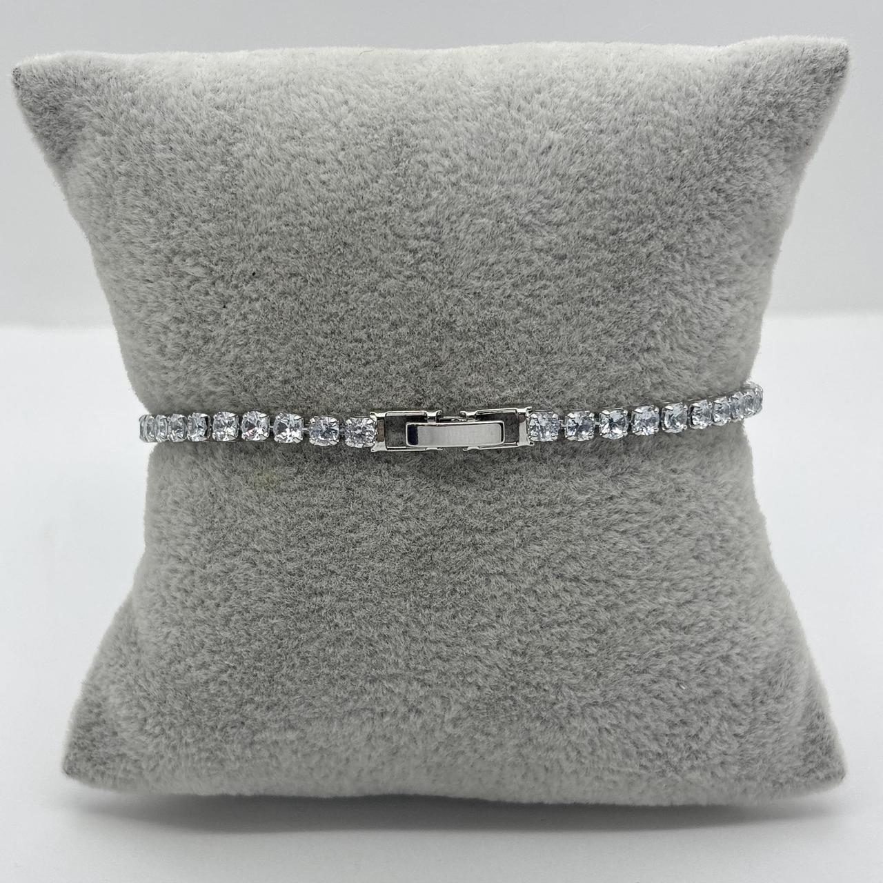 #PAL196 - Pulsera Tipo Tenis Con Estrella De Acero - LB035/