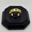 #AOL184 - Anillo De Corazones De Oro Laminado 18k - LB030/