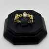 #AOL172 - Anillo con Piedra Zirconia De Oro Laminado 18k - LB020/