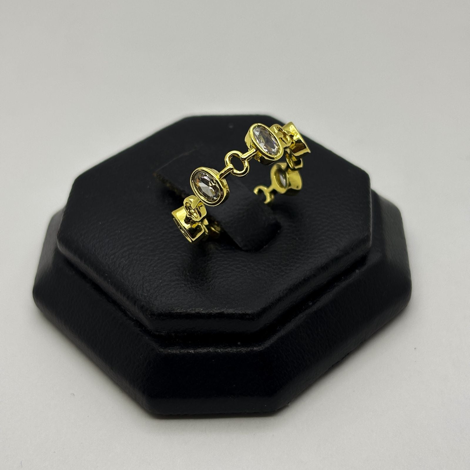 #AOL172 - Anillo con Piedra Zirconia De Oro Laminado 18k - LB020/