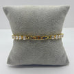 #PAL152 - Pulsera Con Piedra Zirconia De Oro Laminado 18k - LB040/