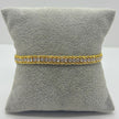 #PAL152 - Pulsera Con Piedra Zirconia De Oro Laminado 18k - LB040/