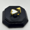 #AOL177 - Anillo De Corazones De Acero Laminado 18k - LB025/