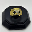 #AOL173 - Anillo Búho Oro Laminado 18k - LA030/