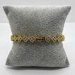 #PAL208 - Pulsera De Trébol Oro Laminado 18k - LB050/